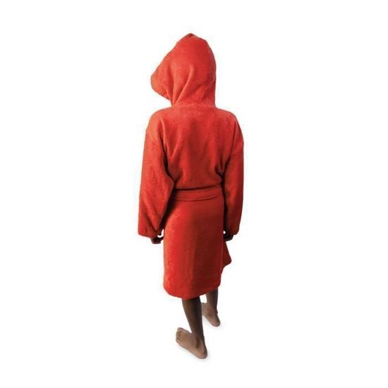 Peignoir enfant 100 coton PARIS 2024 JO MASCOTTE OLYMPIQUE ALLEZ Taille 10 12 ans Cdiscount Maison