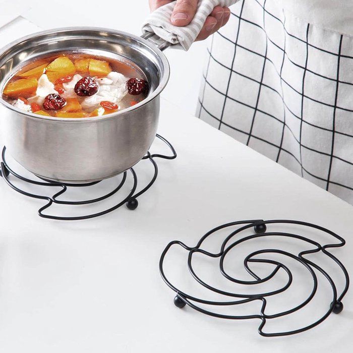 Grilles De Cuisson Vapeur Rondes En Inox 19,5 Et 23,5 Cm - Pour Cuisson, Refroidissement, Four - 6