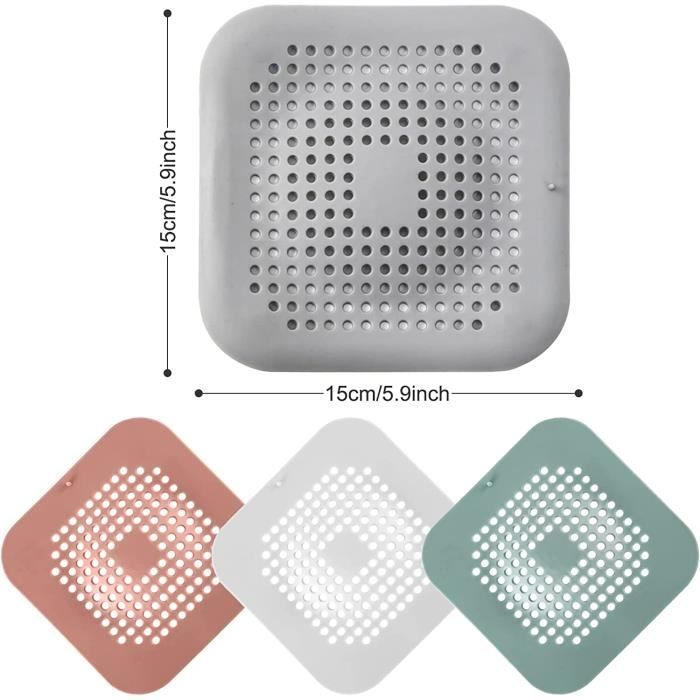 Filtre De Douche Acier Inoxydable - Grille Anti-cheveux 15cm, Rond | Protection Canalisation Salle De Bain - 1