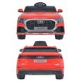 Voiture électrique - HAPPY GARDEN - Audi Q8 - Rouge - 12V4.5Ah - 3 Vitesses-2