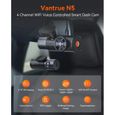 VANTRUE N5 4 Canaux Dashcam 2.7K+3x1080P HDR, Sony STARVIS 2 Sensor, Camera Voiture Avant Arriere WiFi GPS, 360°Mode Parking Tampon-2