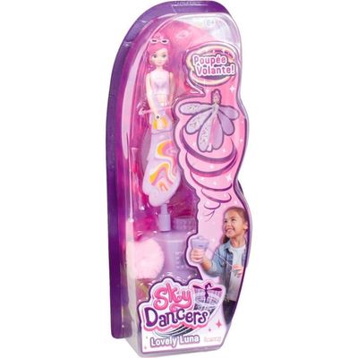 Poupée Fée Volante LANSAY Sky Dancers – Lovely Luna – Lanceur à Corde, Sans Pile, Dès 6 Ans – Collection, Magique, Cadeau