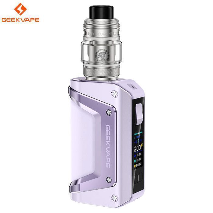 Cigarettes électroniques : Kit Aegis 200w max Legend 3 Clearomiseur Zeus  5ml {DARK-GRAY} (Geekvape)