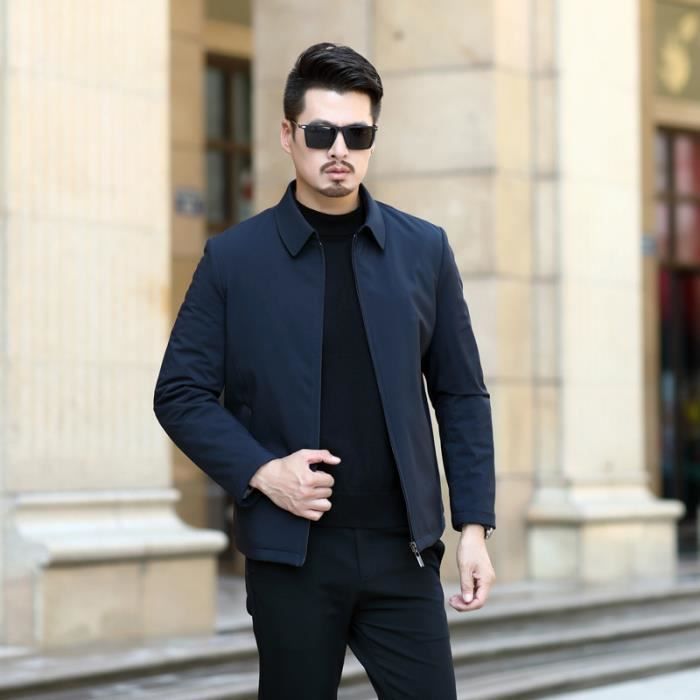 Veste bleu sale noir