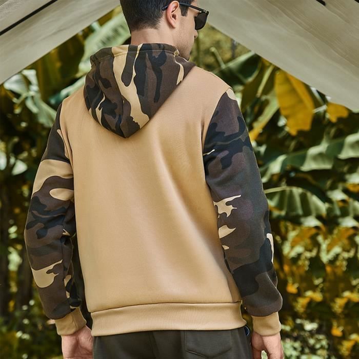 Mens camo pullover cheap