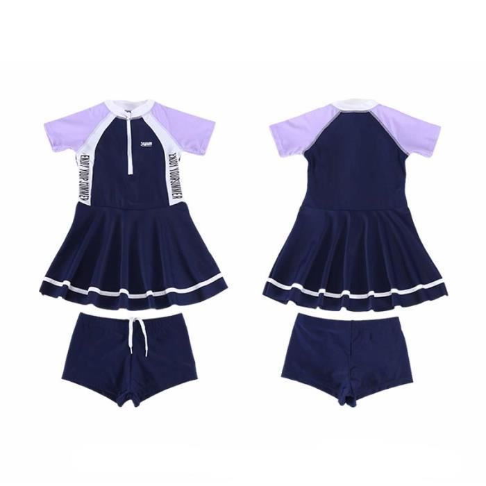 Maillot De Bain Bébé Fille 3 Pièces Avec Chapeau • Mon Maillot De Bain
