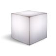 Cube lumineux tabouret filaire pour extérieur LED - LUMISKY - Carry W40 - Blanc - 10W - Hauteur 40cm-3