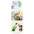 Cocopar jouet pour chat moulin à vent jouet tourbillonnant  pour chat drôle jouet pour chat scratching tickle vert-3