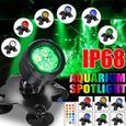 TBEST - Lumière de fontaine sous-marine colorée IP68 étanche - Base réglable à 360° pour jardin-3