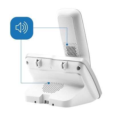 Téléphone Senior Geemarc Sans Fil Amplifié Touches Photo Répondeur Blanc - Neuf