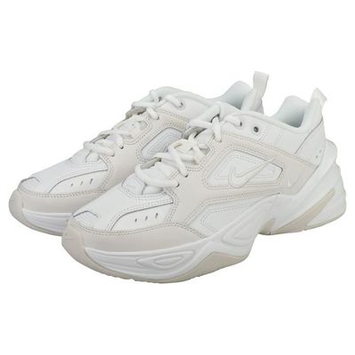 Baskets Femme NIKE M2k Tekno Cuir Beige Blanc Beige blanc