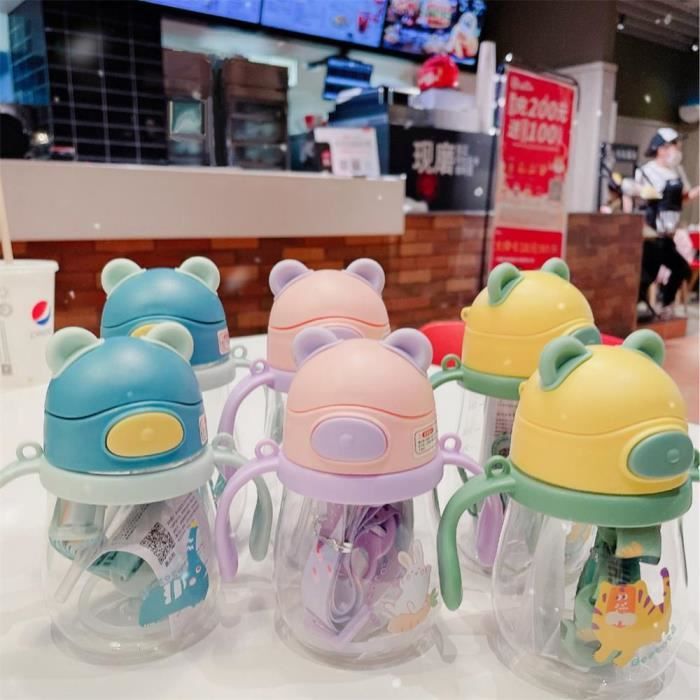 Gobelet à eau étanche Pokemon Pikachu pour enfants, tasse à eau de dessin  animé, paille à boire pour enfants, norme créative, mode, HI, 650ml