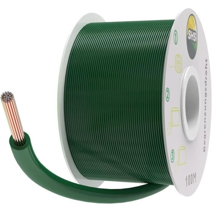 Lot De 100 Piquets Pour Câble Robot Tondeuse - Ancrage Sol Tondeuse Autonome Gardena, Worx, Bosch - Fixation Pérenne