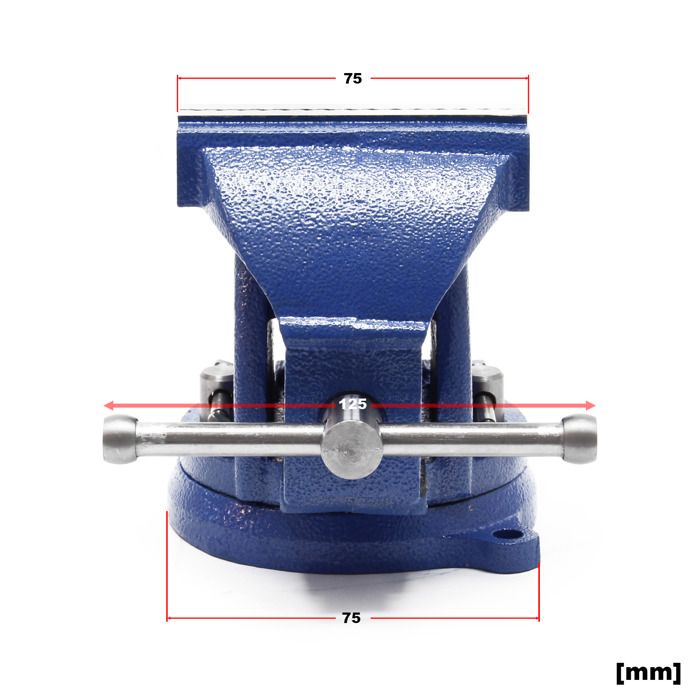 Étau d’atelier Heavy Duty 75 mm Mâchoire de serrage et Enclume pour ...