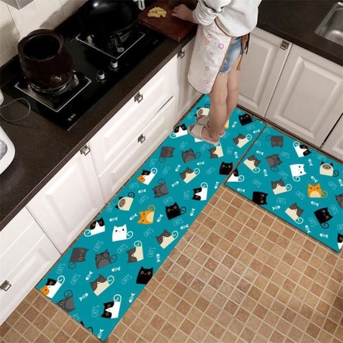 1pc tapis cuisine multi absorbant antidérapant - France