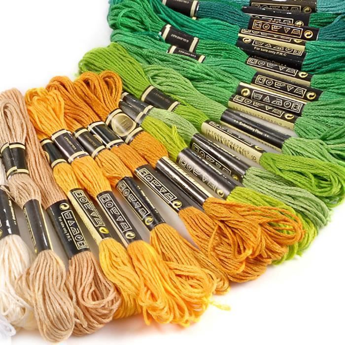 Pack de 105 échevettes - Fils pour bracelet brésilien et broderie