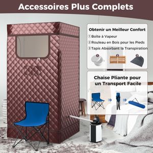 Générateur de vapeur - Tbest - 2.8L - 1500W - Télécommande - Acier