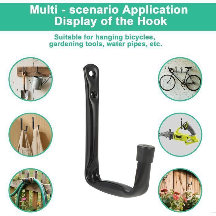 Crochets De Garage Robustes En Acier Multi-usages Pour Rangement De Garage, Organisateur Robuste Pour Outils De Jardin Dans Le Garage | Leroy Merlin