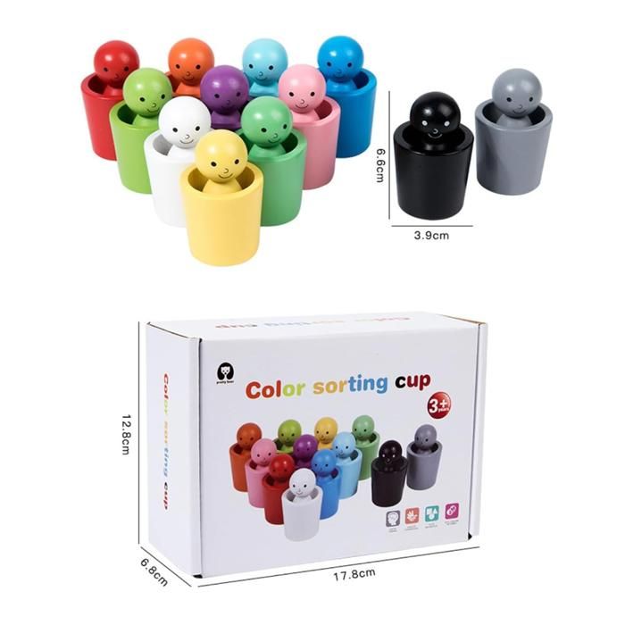 Jouet Sensoriel De Tri Des Couleurs – Pétales En PVC Souple, 15,5 Cm, Apaisant, éducatif, Pour Autistes, TDAH, Cadeau 3-5 Ans