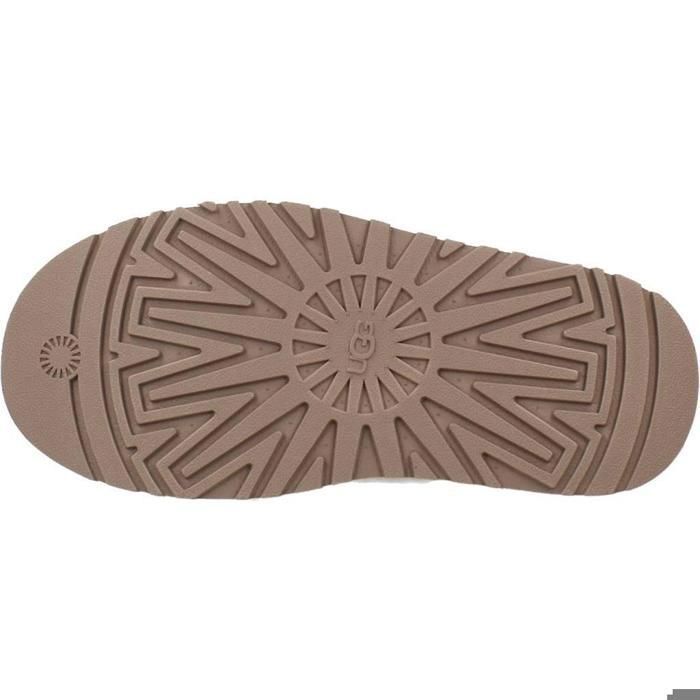 Sandale Femme UGG FUNKETTE Cuir suède Châtaigne Bride