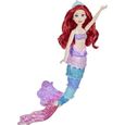 DISNEY PRINCESSES - Ariel sirène Arc-en-ciel change de couleur - jouet aquatique de La petite sirène de Disney - enfants - dès 3-0