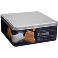 Boîte à Biscuits "Relief II" 20cm Noir-0