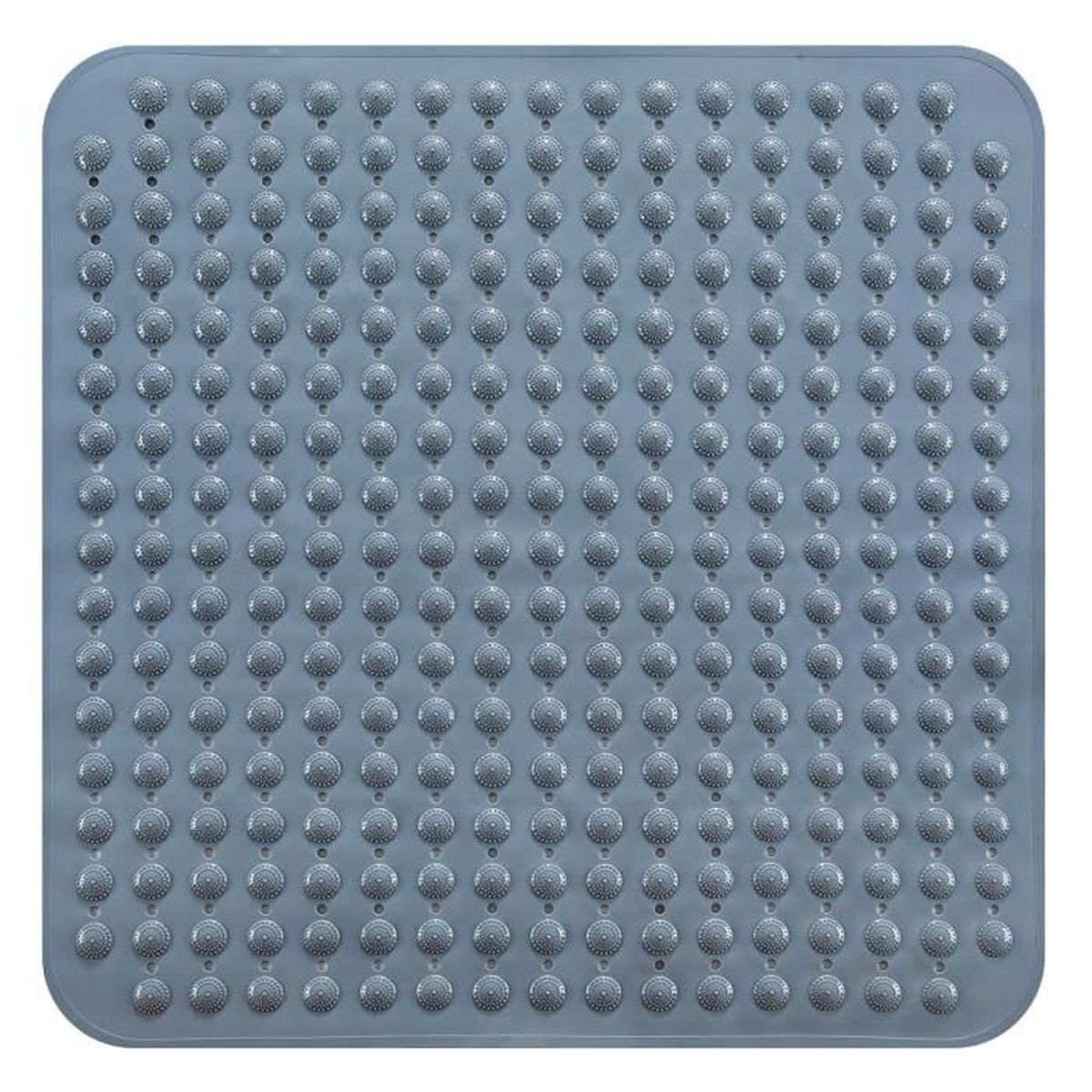 Tapis De Bain Absorbant 80x50 Cm – Gris, Antidérapant, Lavable, Pour Salle D'eau