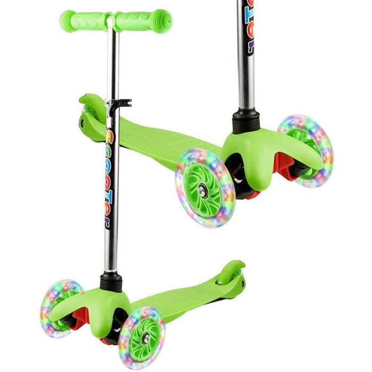 Weskate Patinette Enfant 3 Roues Pour Filles Et Garcons De 2 A 8 Ans Trottinette Enfant Avec Roues Lumineuses Et Guidon Reglable Sur Achat Vente Weskate Patinette Enfant 3 Cdiscount