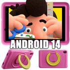 Blackview Tab A5 Kids Tablette Tactile pour Enfants Android 14 8" HD+, 9 + 64Go /SD 1TB 5100mAh Éducative,Contrôle Parental - Rose