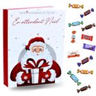 PRO DISTRI Calendrier de l'Avent Chocolaté | 48 Bonbons au Chocolat Célébrations, Milka, Kinder Schokobons et Mini Bueno, Daim