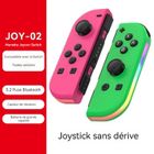 YUSTARLMD Manettes Joy-Con Controllers (L/R) Rose et rouge pour Console Nintendo switch MANETTE JEUX VIDEO
