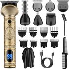 Tondeuse Cheveux Hommes - AUDBURN - 6 en 1 - 8 Sabots de Guidage - Coupe-Précision - Coupe-Nez - Coupe-Corps