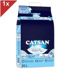 Litière minérale pour chat - CATSAN - Hygiène Plus - 20L - Triple protection