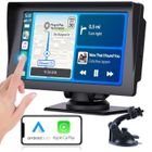 Autoradio Carplay sans Fil TOGUARD 7'' Écran Tactile Europe 48 pays carte en ligne pour Carplay/Android Auto