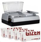 NO NAME Tubeuse Cigarette Electrique DELUXE POWERMATIC 4 + 1000 Tubes Gizeh