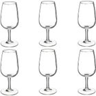 SECRET DE GOURMET Lot de 6 Verres à Vin "Viticole" 21cl Transparent