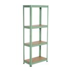 RDM TOOLS QUALITY Etagère Métallique Verte 4 Etagères Ajustables 148x60x30cm 240Kg RDM