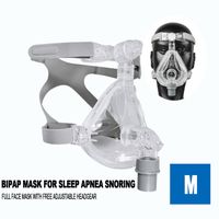 Masque complet CPAP auto CPAP BiPAP masque pour les ronfleurs souffrant d'apnée du sommeil avec bandeau réglable