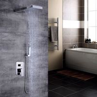 Système de douche encastré, Pommeau de douche, Robinet de douche, Ensemble de douche de salle de bain Nouveau / Design