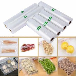 YISH Sac Sous Vide Alimentaire：Rouleau Sous Vide Alimentaire sans BPA pour  Machine Sous Vide, Film Sous Vide Alimentaire 4 Rouleaux, Plastique Sachet