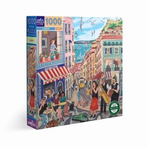 PUZZLE Puzzle Eeboo - Lisbonne - 1000 pièces - Illustrati