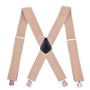 Decalen Bretelles Homme Larges Réglable Élastique Extra Fort 3 Clips en forme Y