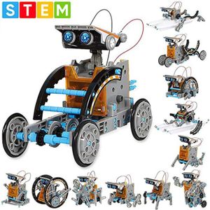 ASSEMBLAGE CONSTRUCTION Robot Solaire, 13 en 1 Robot Jouet Enfant Energie 