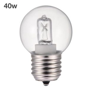 ampoule de lumière en verre transparent base en laiton moyen 2 pièces ampoule de lumière de 40 W 400 lumens Wadoy Ampoules E27 / E26 pour four et réfrigérateurs 40 W 110 V-120 V 