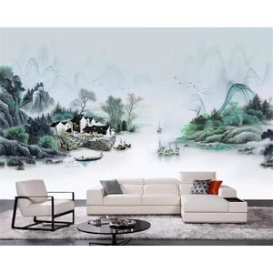 Poster Geant Mural Papier peint 3d de paysage d'oiseau de montagne de neige  naturelle, 150 * 105cm Tableaux Muraux Photo Décoration Murale Salon