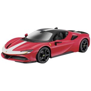 Ferrari 550 Bburago 1/18 – Modèle De Collection Rouge Passion, Comme Neuf Sous Plexi
