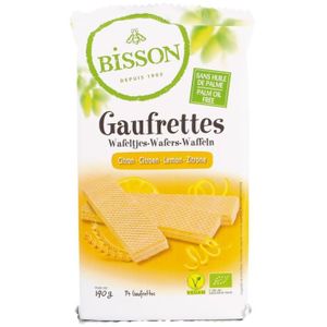 BISCUIT AUX FRUITS Gaufrettes Citron Bio 190 g BISSON