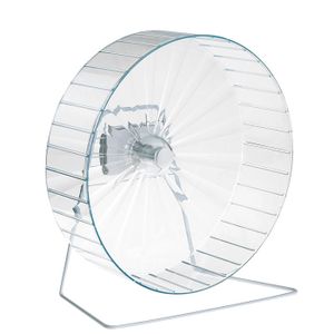 ROUE - BOULE D'EXERCICE Ferplast Roue FPI 4607  Grande roue en plastique pour hamsters avec socle FPI 4607 - 18 x h 31,5 cm - Ø 30,4 cm - Coloris assortis