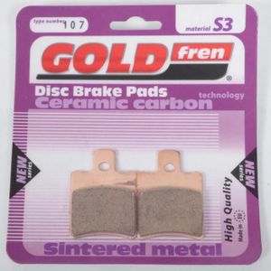 4 Paires Plaquettes De Frein Semi-métalliques - Pour Scooter électrique 10" - Cuivre Rouge