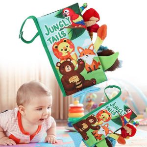 Livre en tissu bébé, livre bébé 0 à 3 ans touche sonore, cahier d'activités  interactif, idées cadeaux jouets éducatifs pour enfants - Cdiscount  Puériculture & Eveil bébé